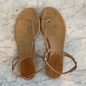 Alexa Wagner sandals in beige